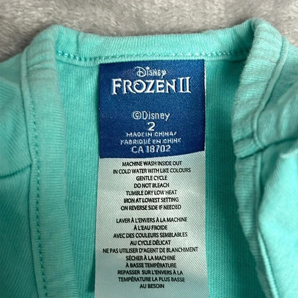 Disney - Frozen design tank top. Size  2 - Picture 2 of 3